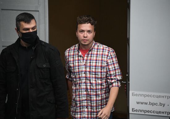 Belarus Ryanair Plane Emergency Landing News Conference