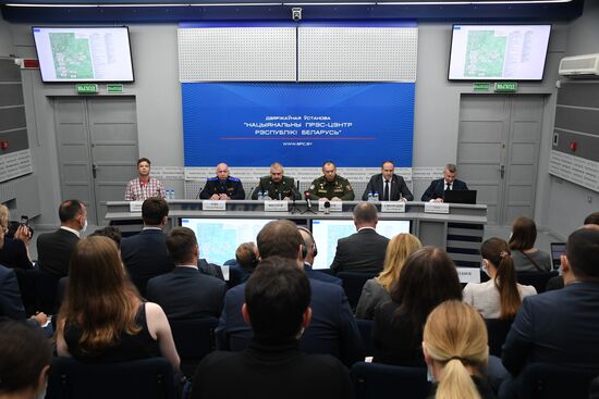 Belarus Ryanair Plane Emergency Landing News Conference