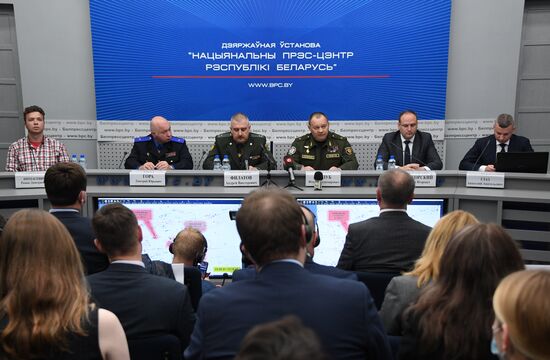 Belarus Ryanair Plane Emergency Landing News Conference