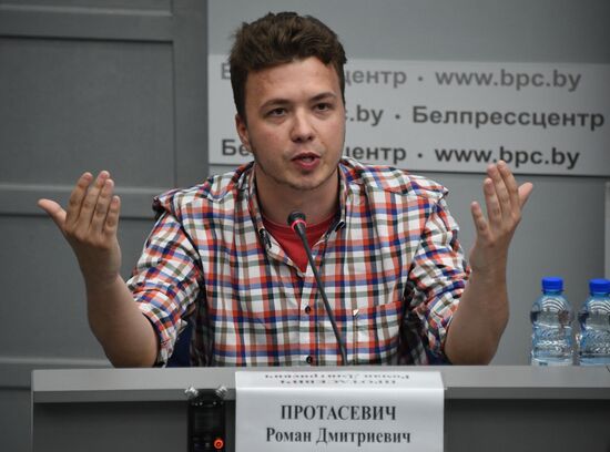 Belarus Ryanair Plane Emergency Landing News Conference