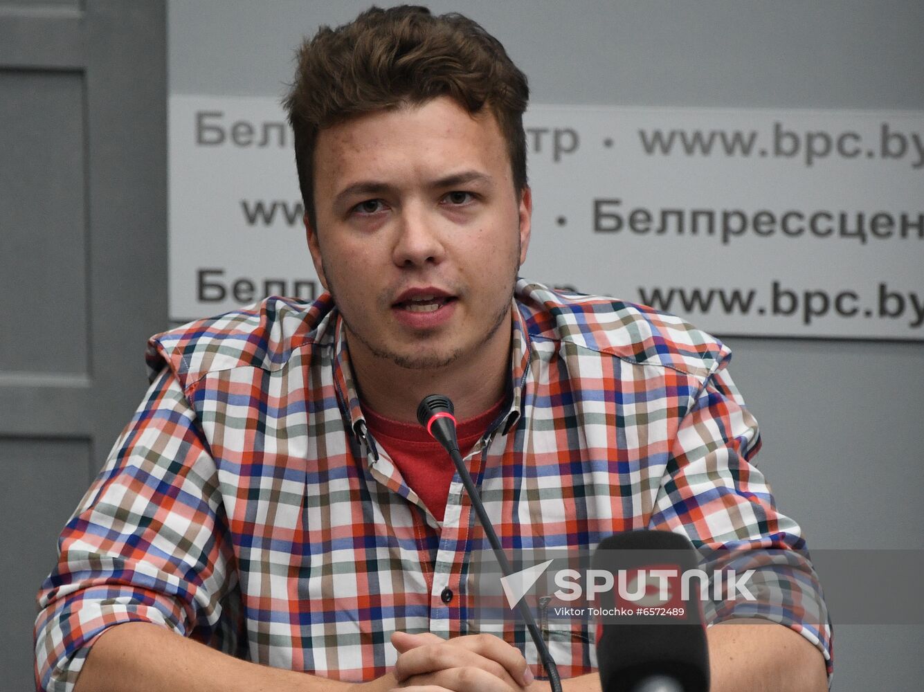 Belarus Ryanair Plane Emergency Landing News Conference