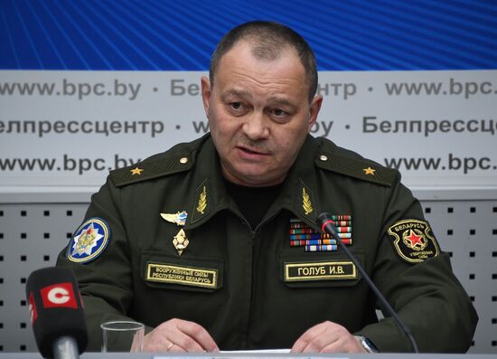 Belarus Ryanair Plane Emergency Landing News Conference