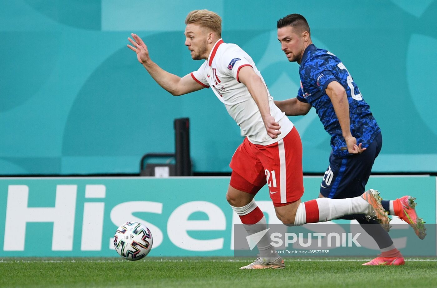 Russia Soccer Euro 2020 Poland - Slovakia