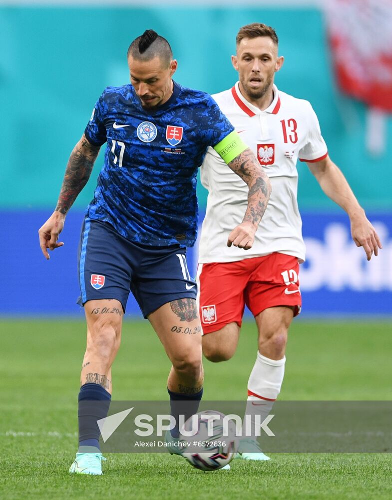 Russia Soccer Euro 2020 Poland - Slovakia