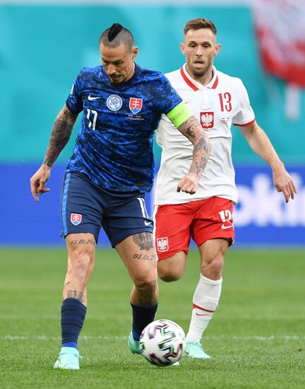 Russia Soccer Euro 2020 Poland - Slovakia