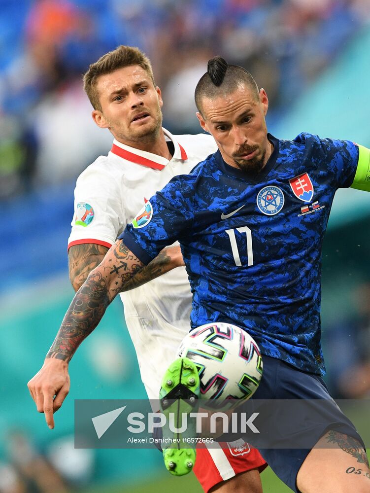 Russia Soccer Euro 2020 Poland - Slovakia