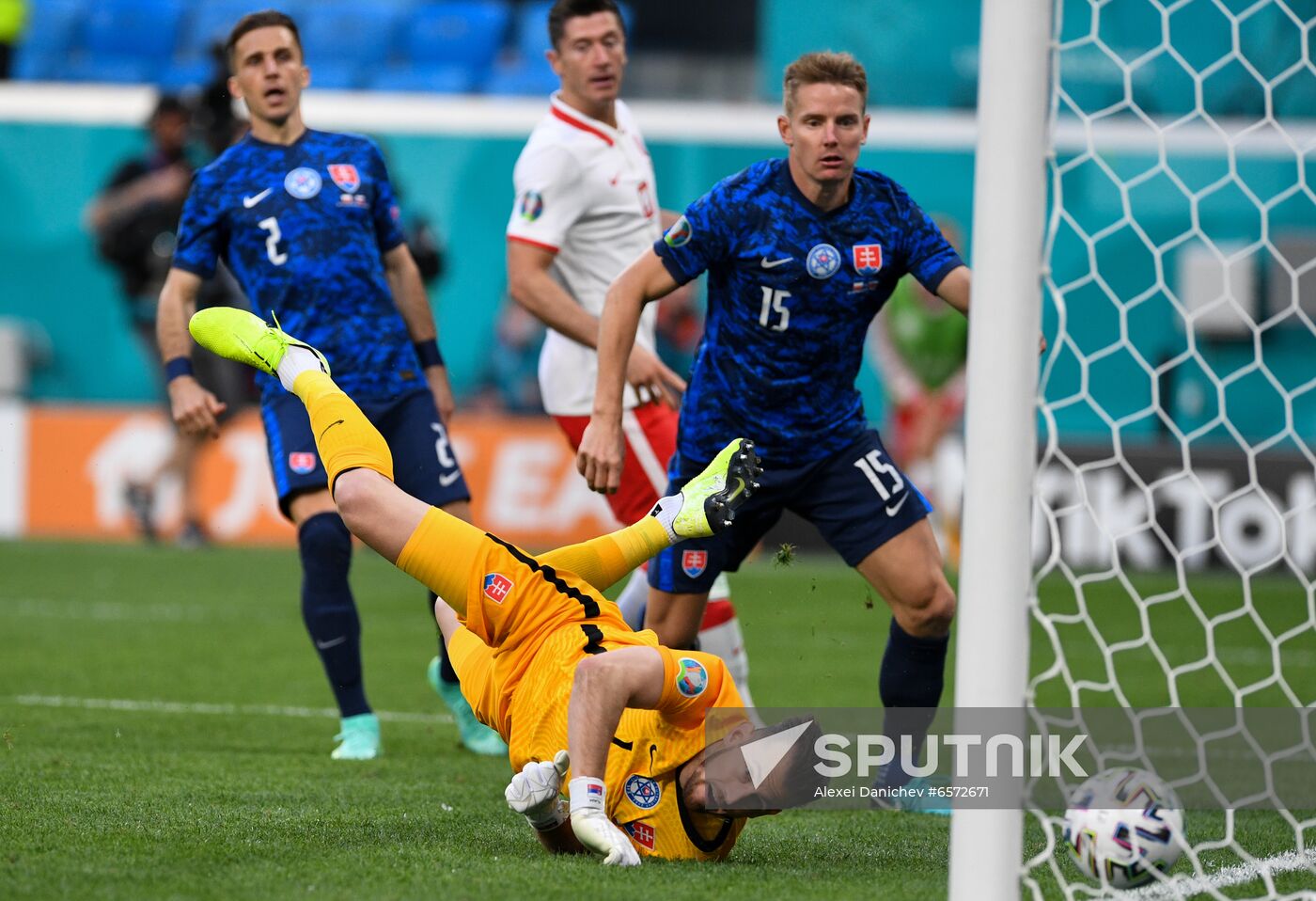 Russia Soccer Euro 2020 Poland - Slovakia