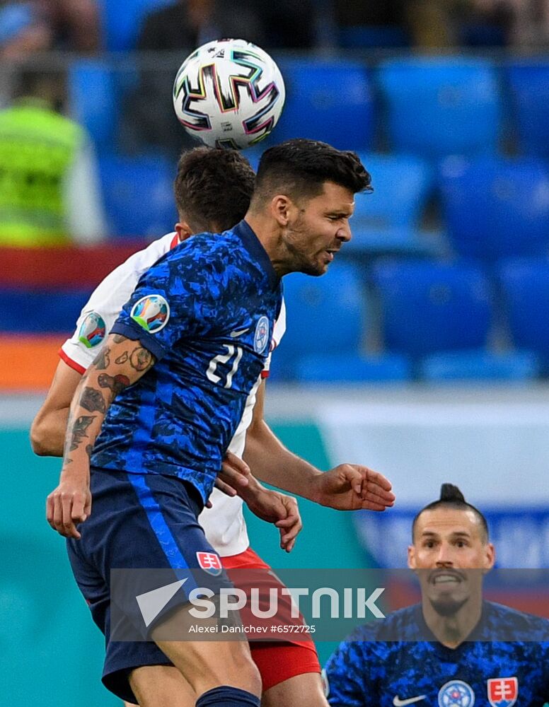 Russia Soccer Euro 2020 Poland - Slovakia