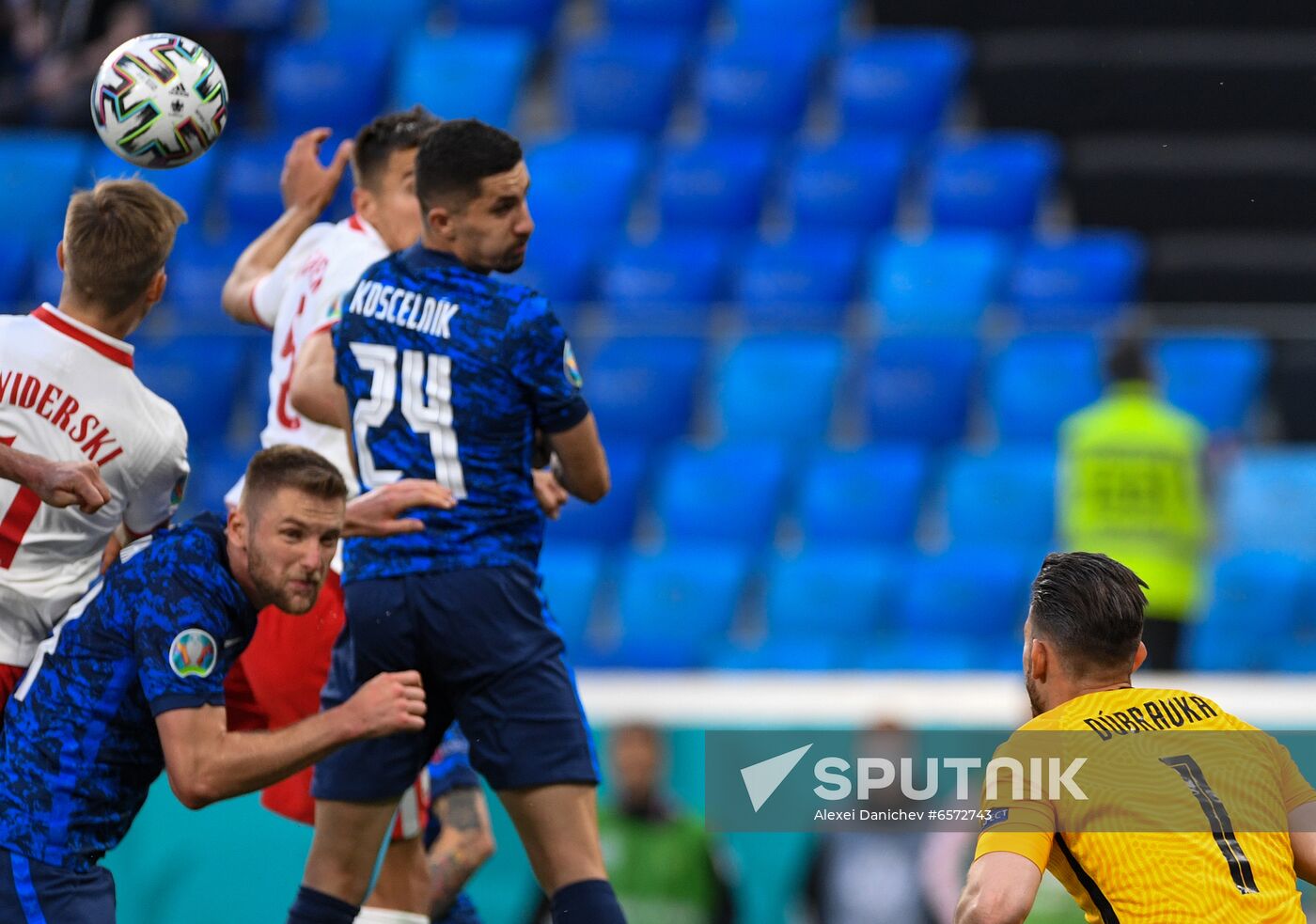 Russia Soccer Euro 2020 Poland - Slovakia