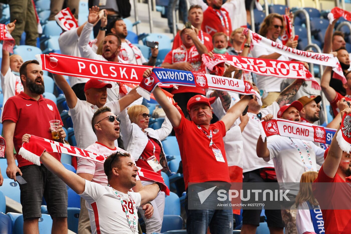 Russia Soccer Euro 2020 Poland - Slovakia