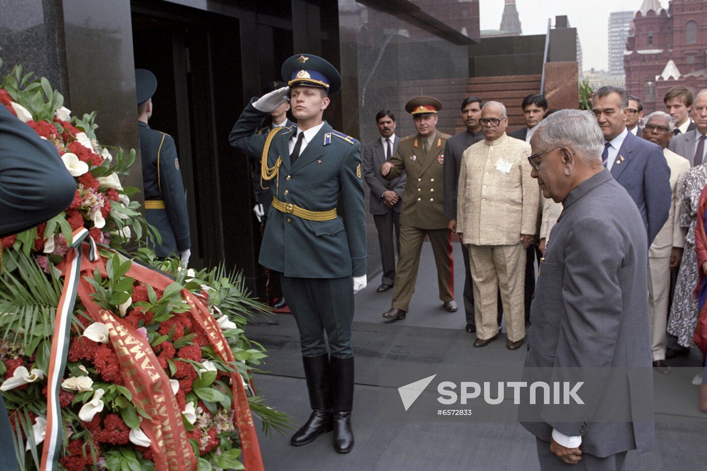 Indian President Ramaswamy Venkataraman's visit to USSR