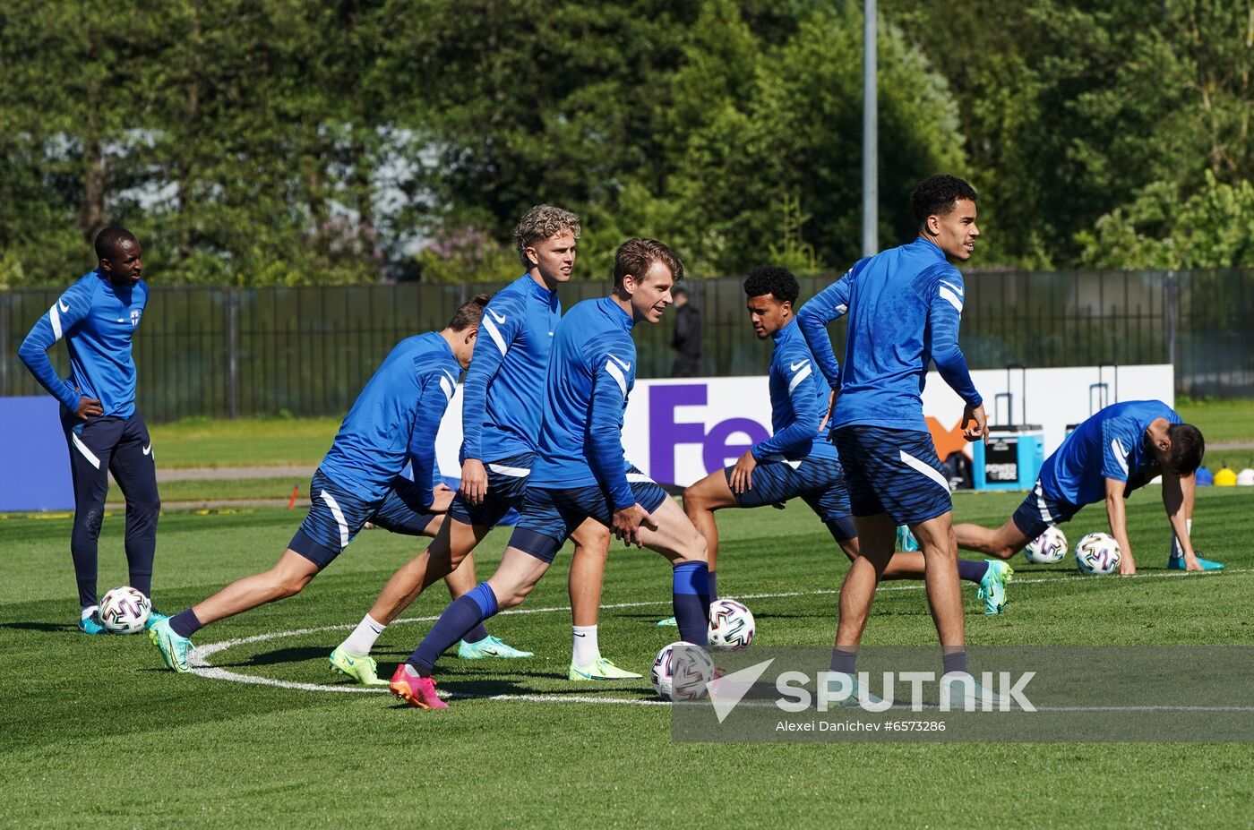 Russia Soccer Euro 2020 Finland Training Session