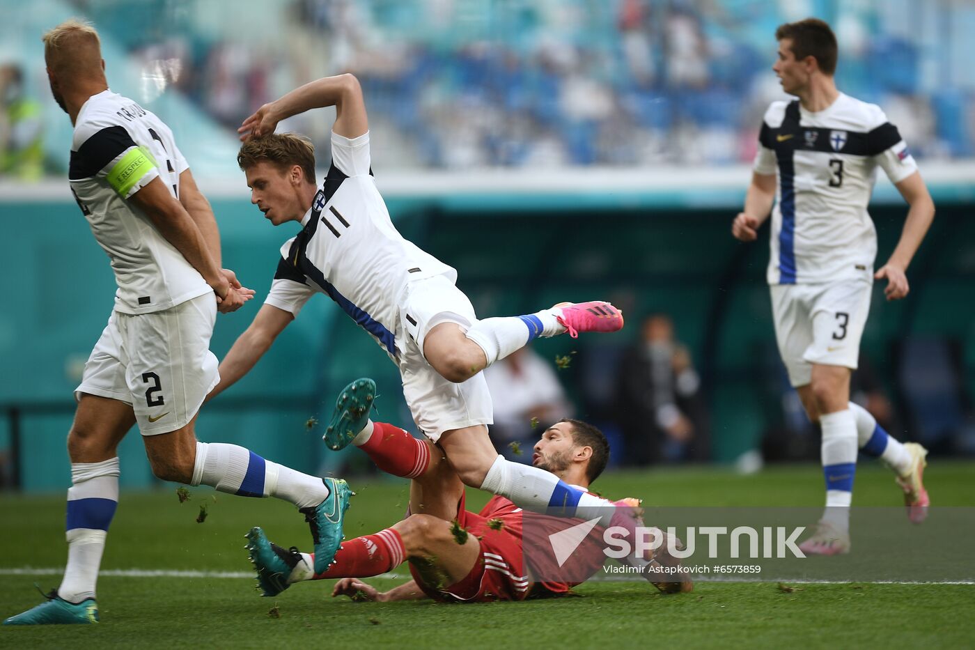 Russia Soccer Euro 2020 Finland - Russia