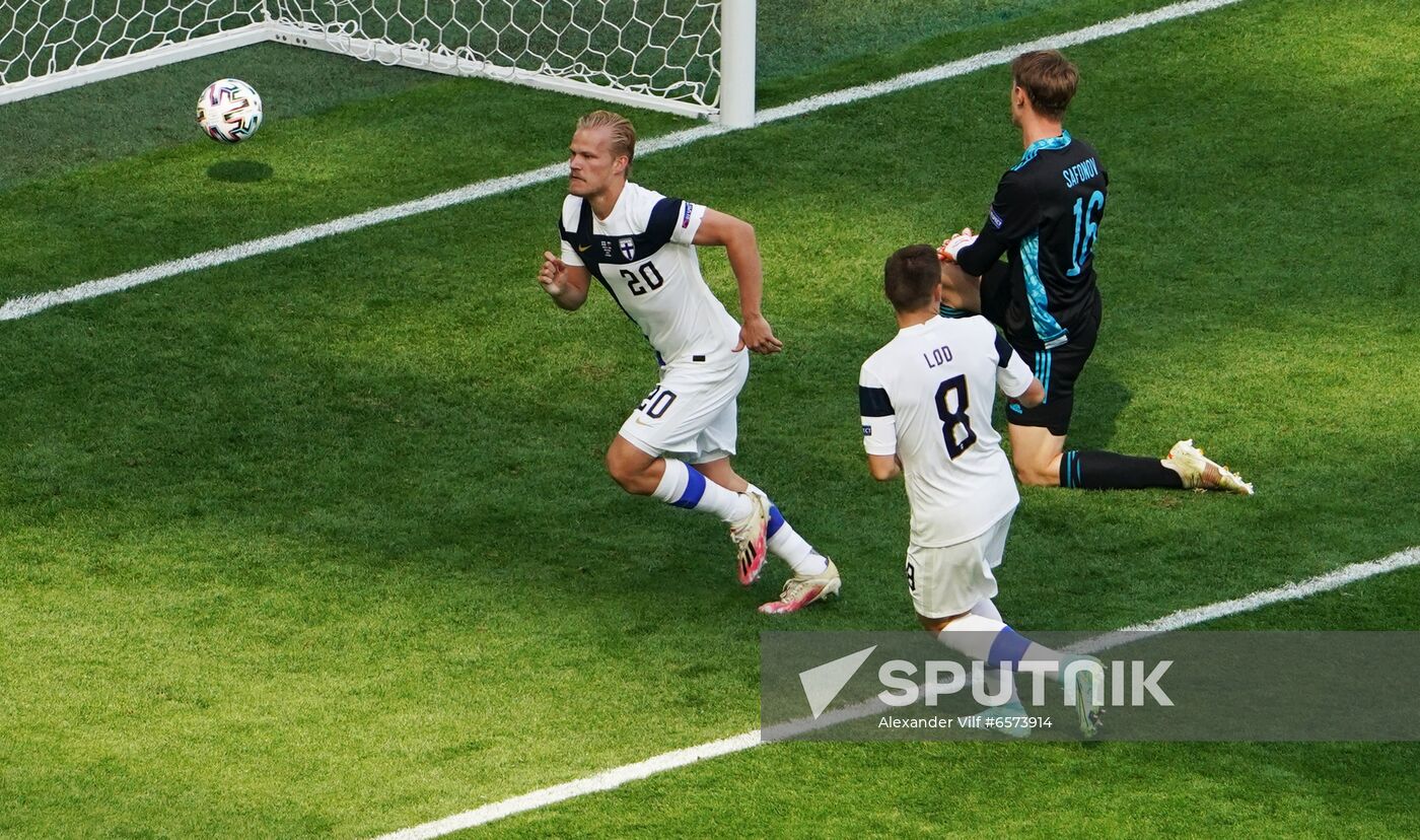 Russia Soccer Euro 2020 Finland - Russia