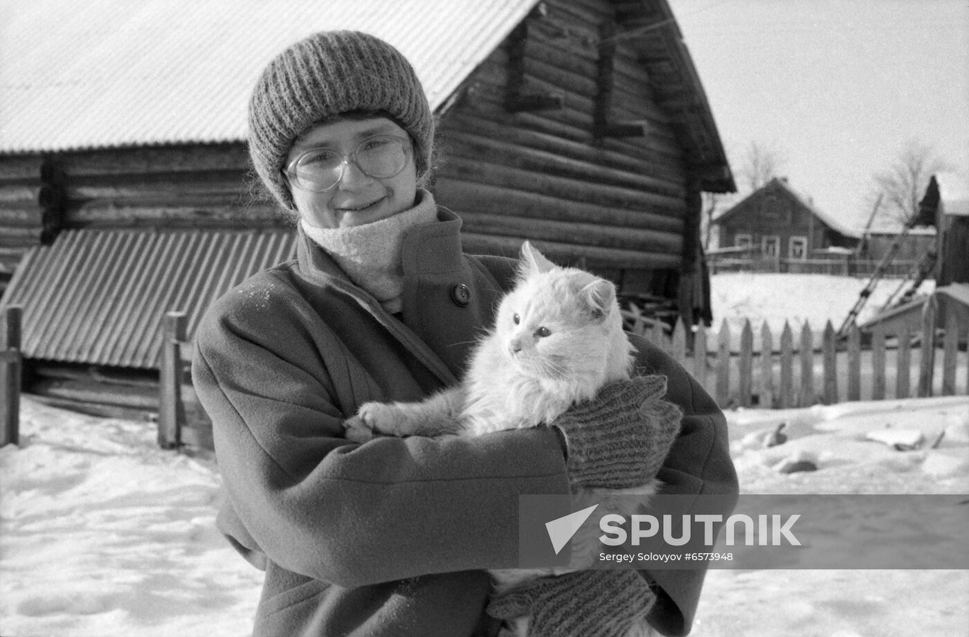 Village school teacher Ludmila Kolesnikova