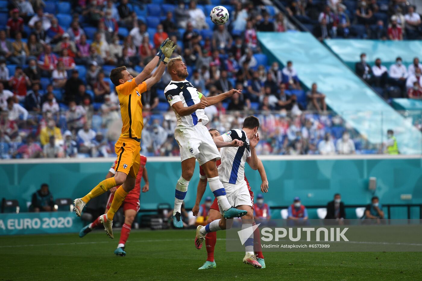 Russia Soccer Euro 2020 Finland - Russia