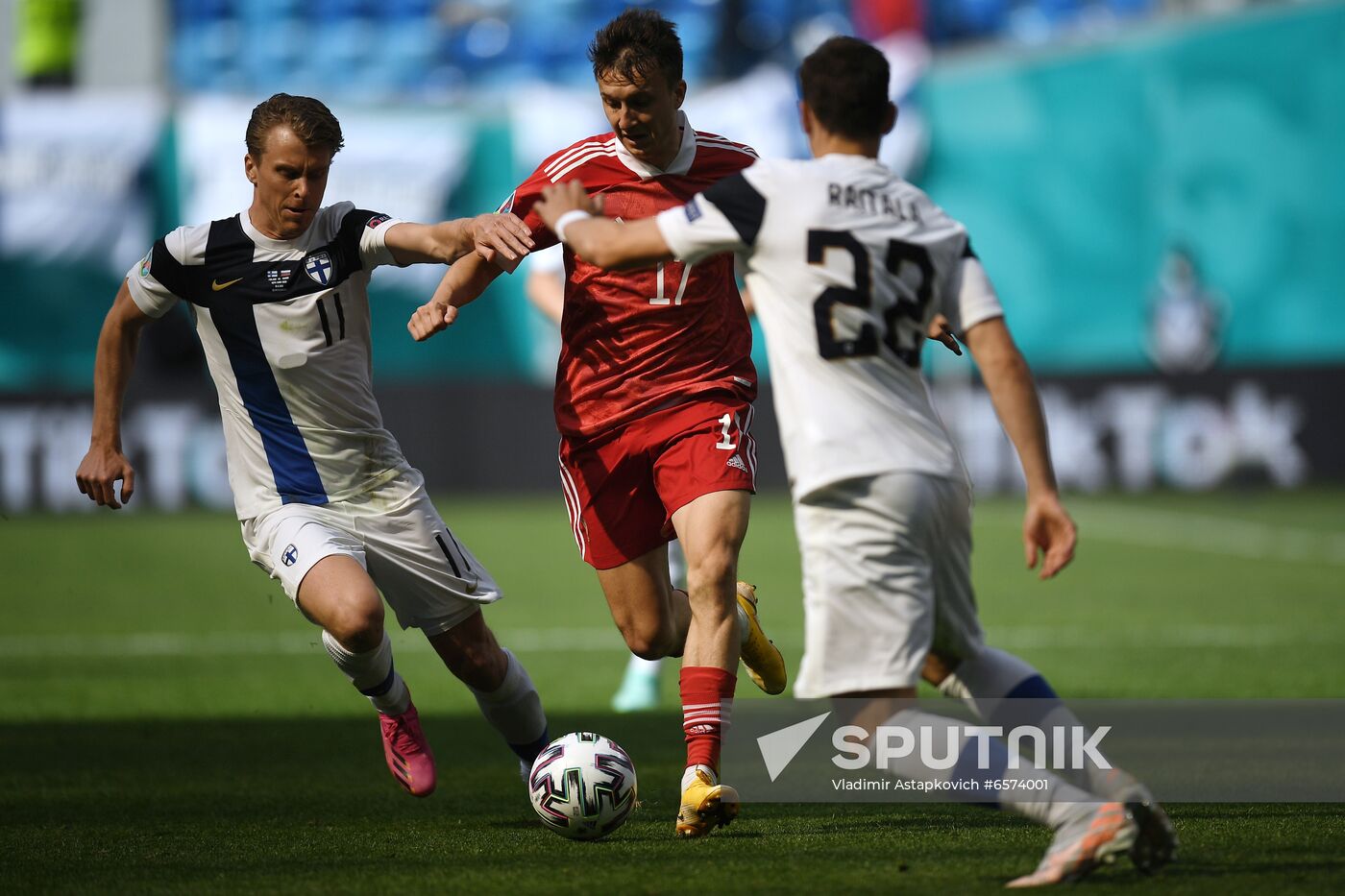 Russia Soccer Euro 2020 Finland - Russia