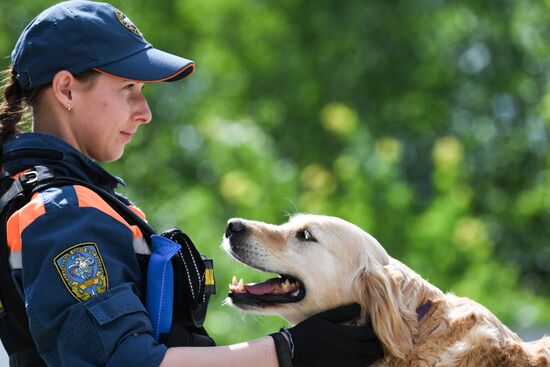 Russia Emergencies Ministry Canine Center