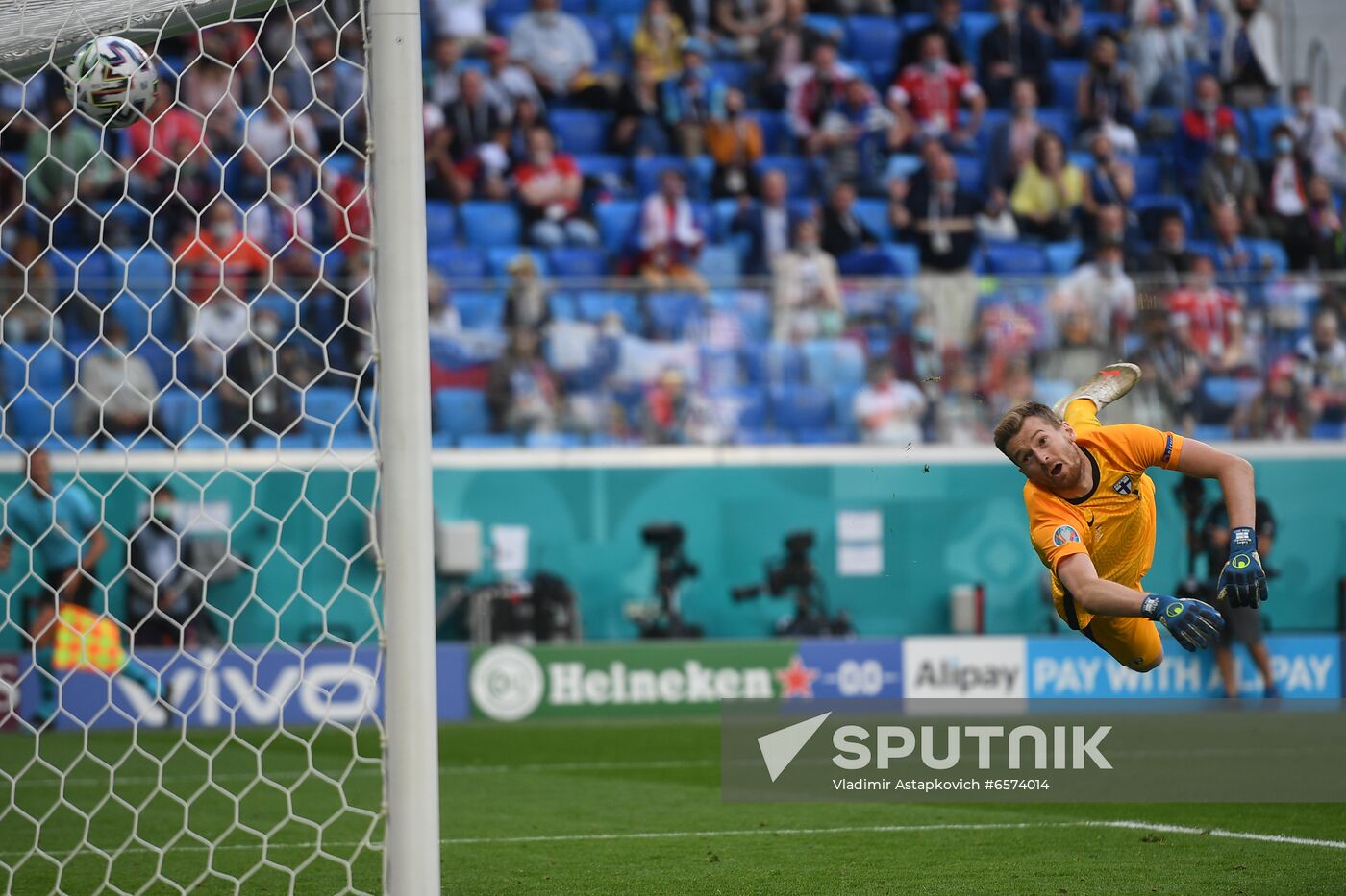 Russia Soccer Euro 2020 Finland - Russia