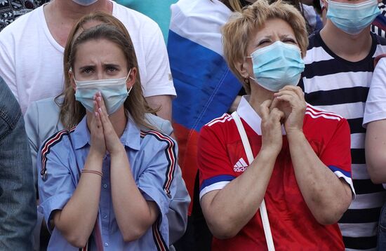 Russia Soccer Euro 2020 Finland - Russia Broadcasting