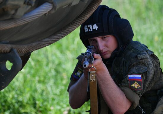 Russia Tank Division Exercises