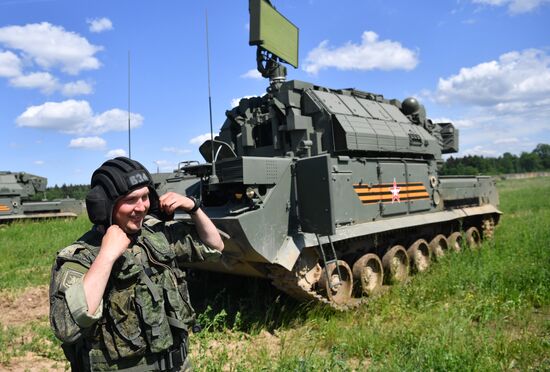 Russia Tank Division Exercises
