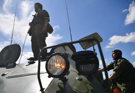 Russia Tank Division Exercises