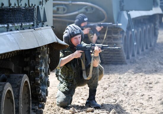 Russia Tank Division Exercises