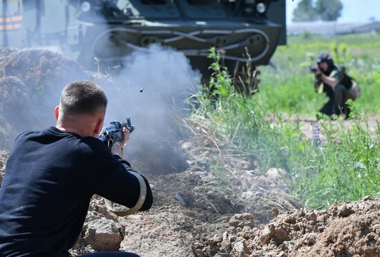 Russia Tank Division Exercises