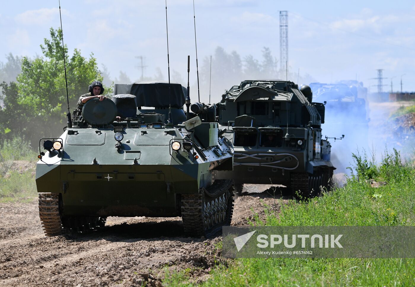 Russia Tank Division Exercises