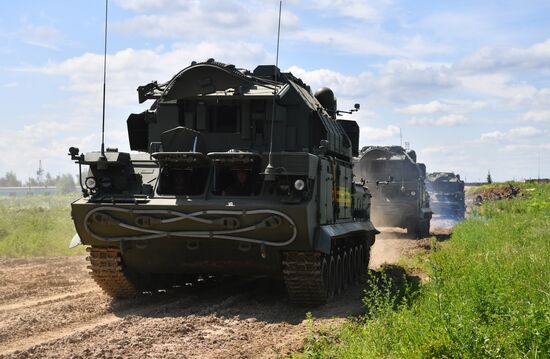 Russia Tank Division Exercises