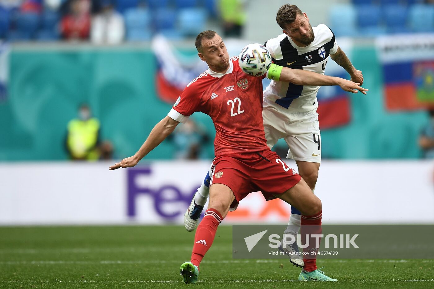 Russia Soccer Euro 2020 Finland - Russia