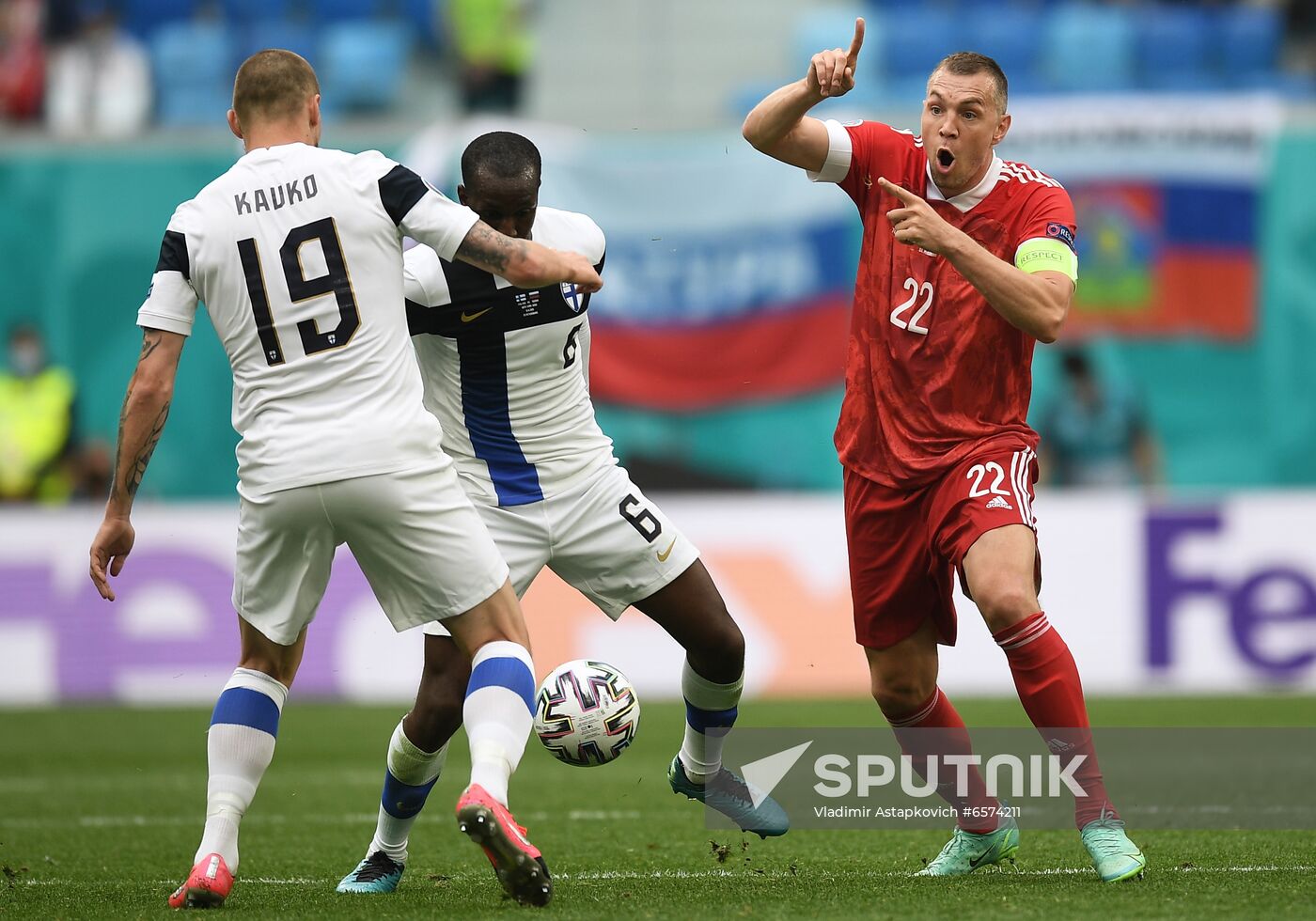 Russia Soccer Euro 2020 Finland - Russia