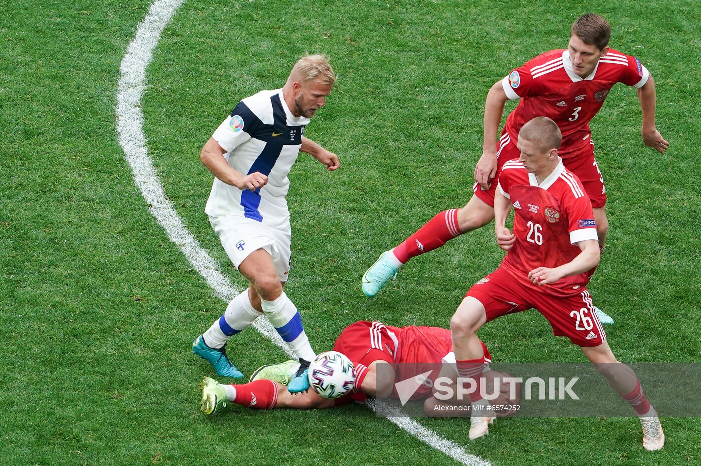 Russia Soccer Euro 2020 Finland - Russia