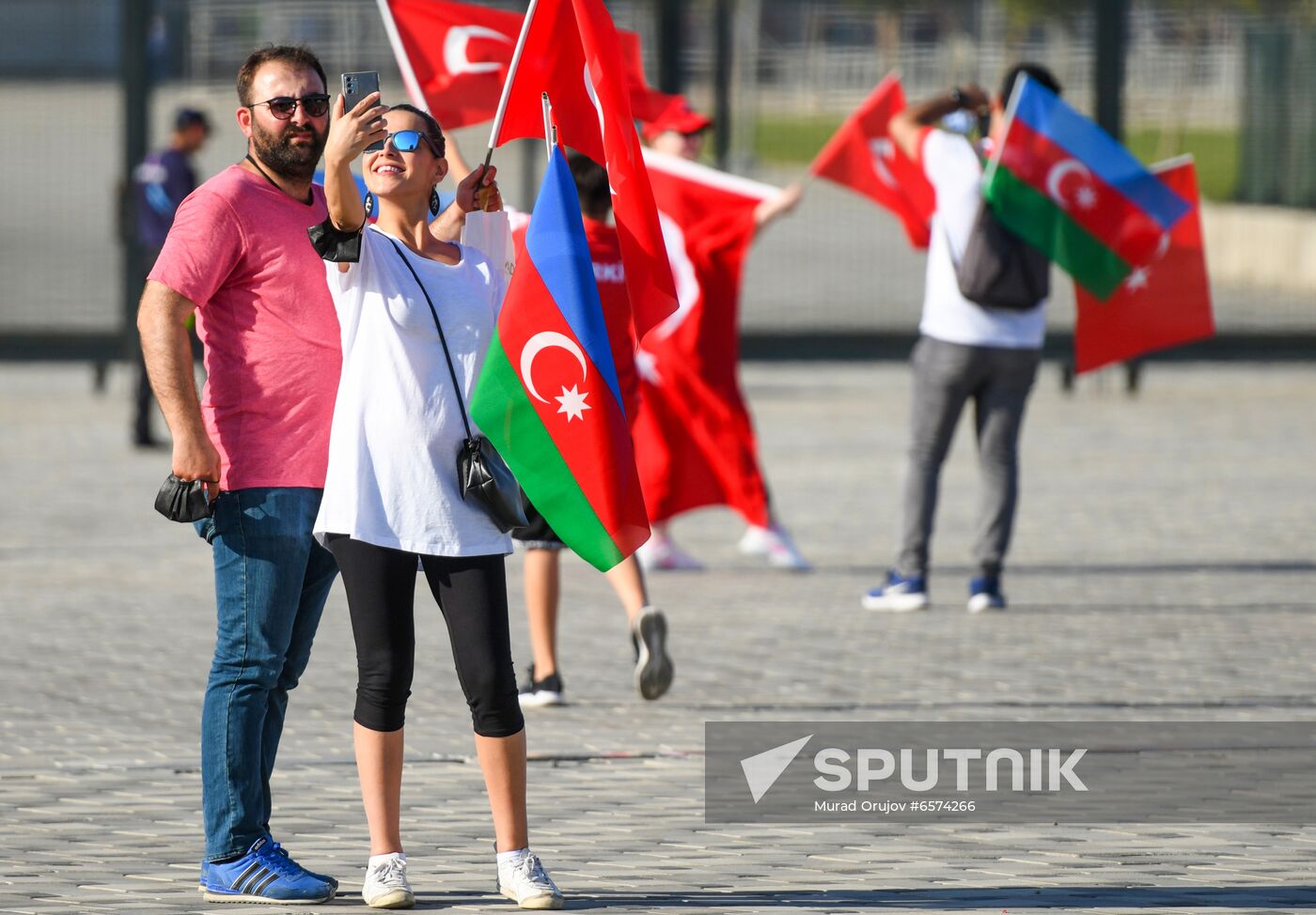 Azerbaijan Soccer Euro 2020 Turkey - Wales