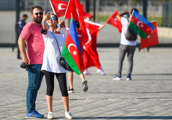 Azerbaijan Soccer Euro 2020 Turkey - Wales