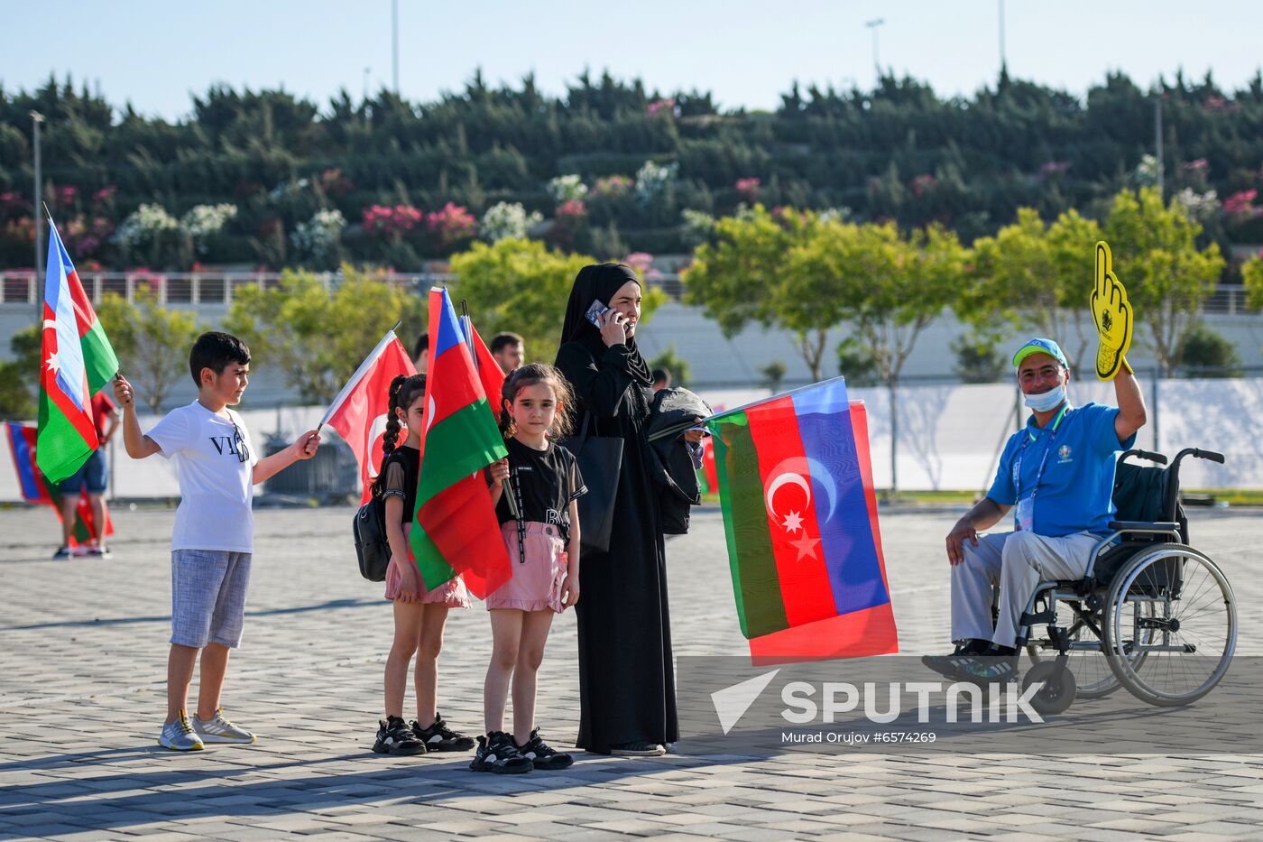 Azerbaijan Soccer Euro 2020 Turkey - Wales
