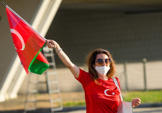 Azerbaijan Soccer Euro 2020 Turkey - Wales