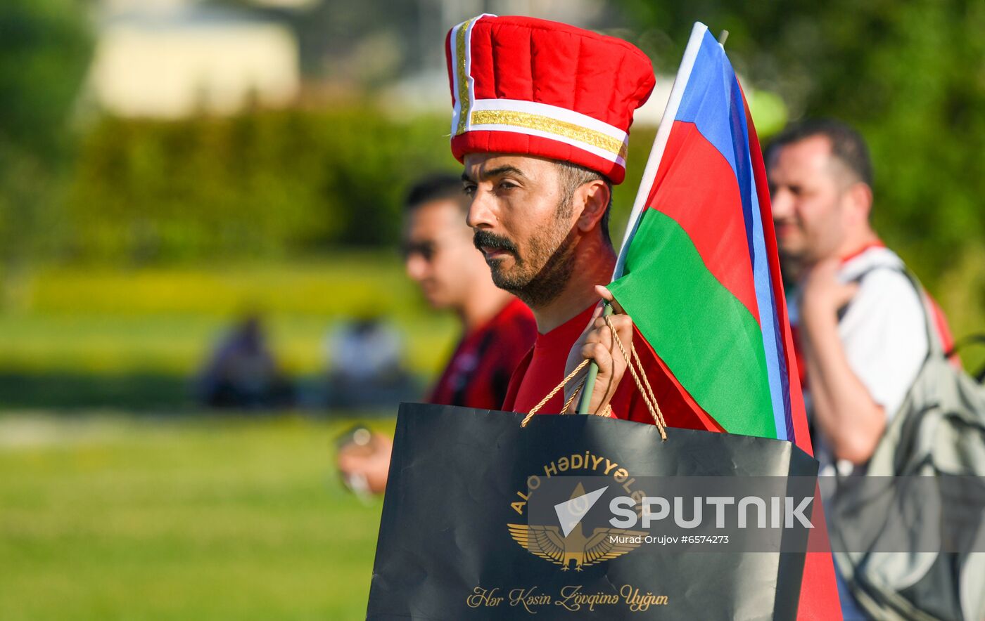 Azerbaijan Soccer Euro 2020 Turkey - Wales