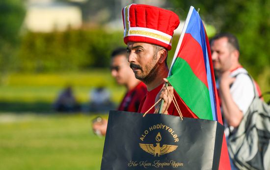 Azerbaijan Soccer Euro 2020 Turkey - Wales