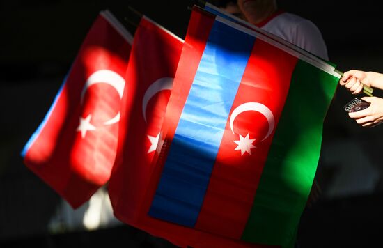 Azerbaijan Soccer Euro 2020 Turkey - Wales
