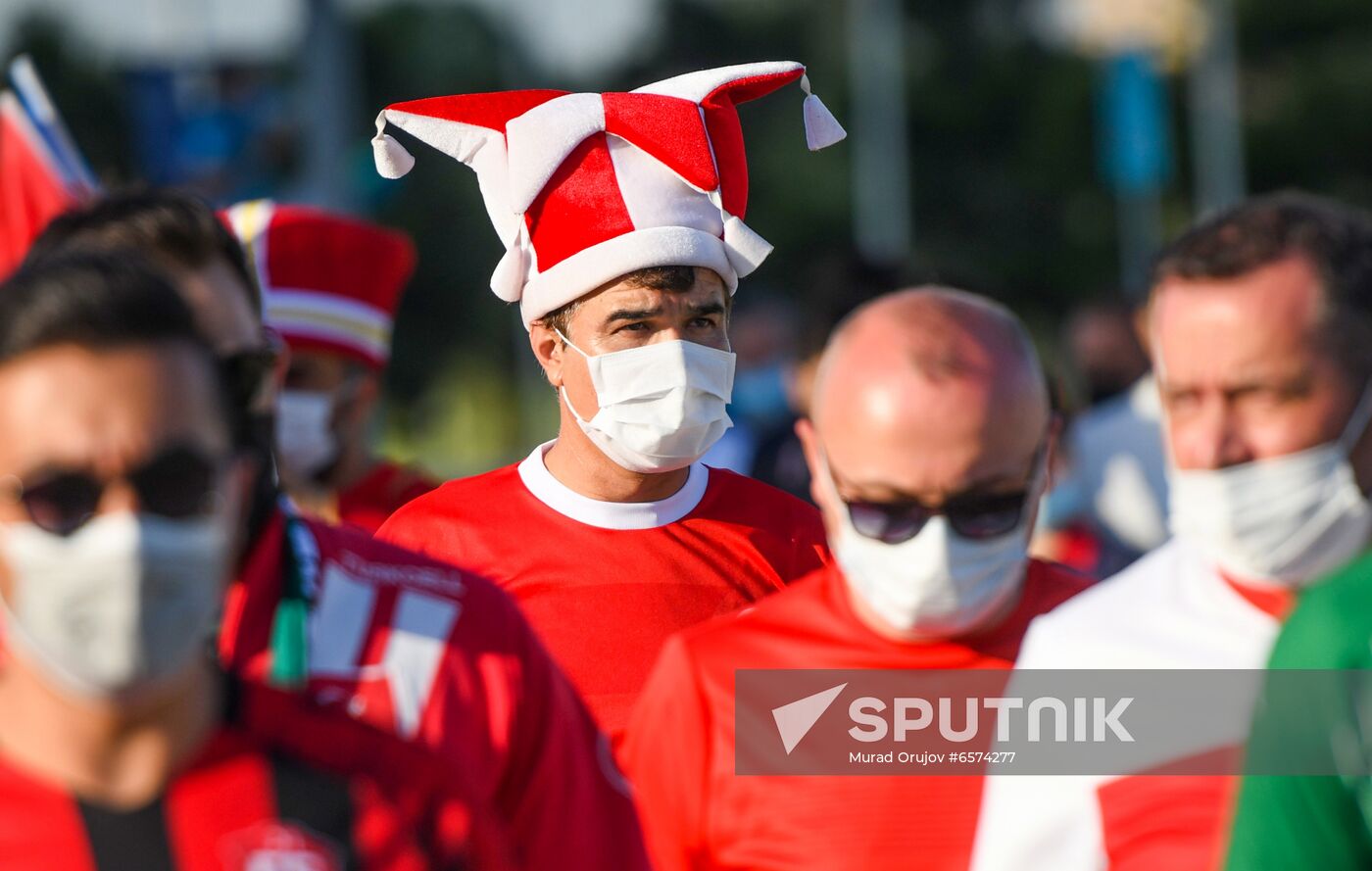 Azerbaijan Soccer Euro 2020 Turkey - Wales