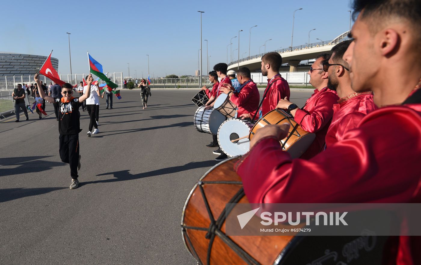Azerbaijan Soccer Euro 2020 Turkey - Wales
