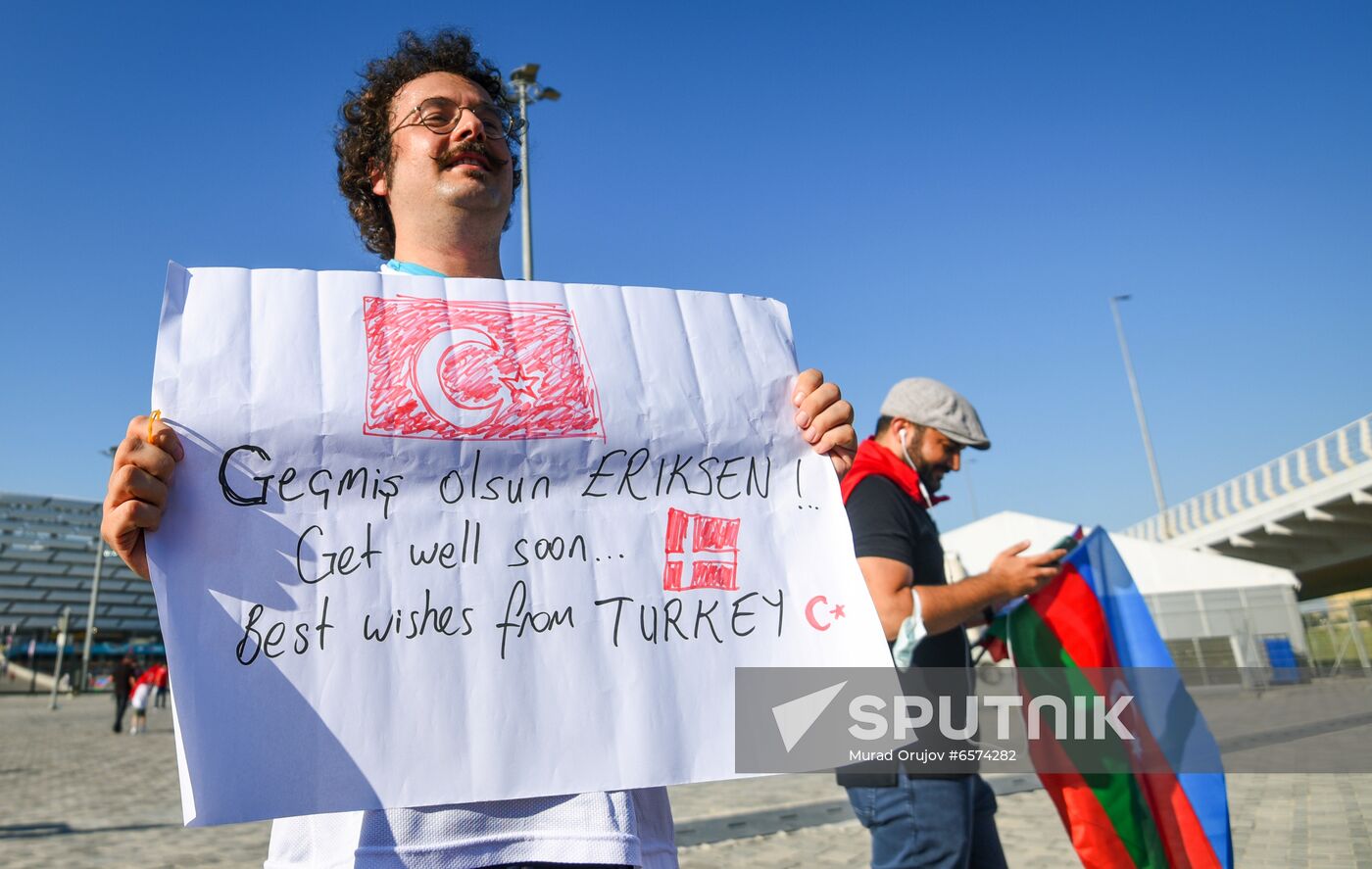 Azerbaijan Soccer Euro 2020 Turkey - Wales