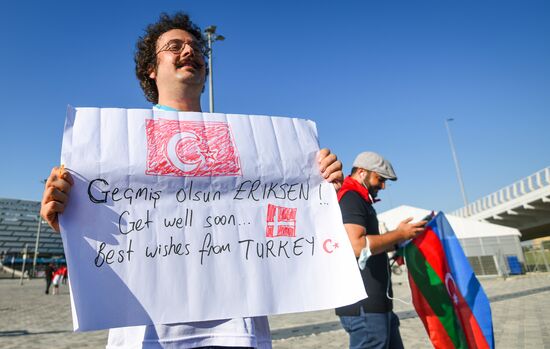 Azerbaijan Soccer Euro 2020 Turkey - Wales