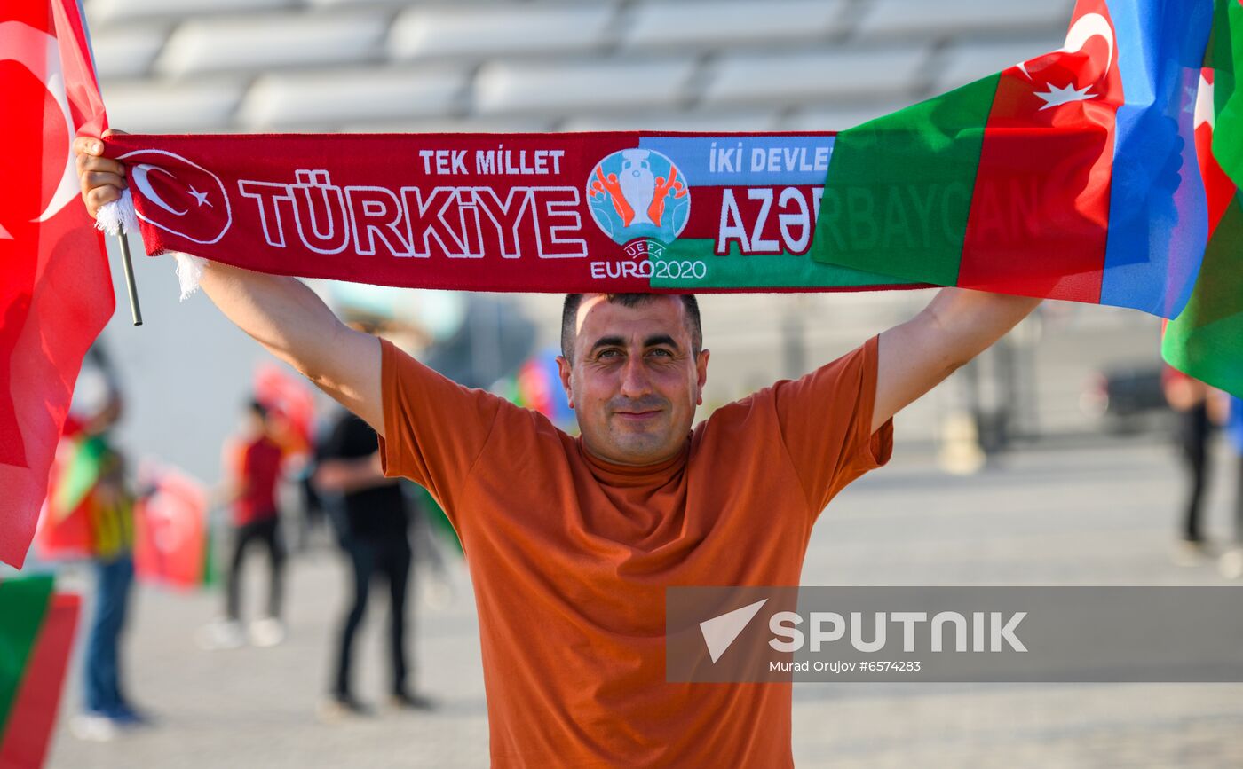Azerbaijan Soccer Euro 2020 Turkey - Wales
