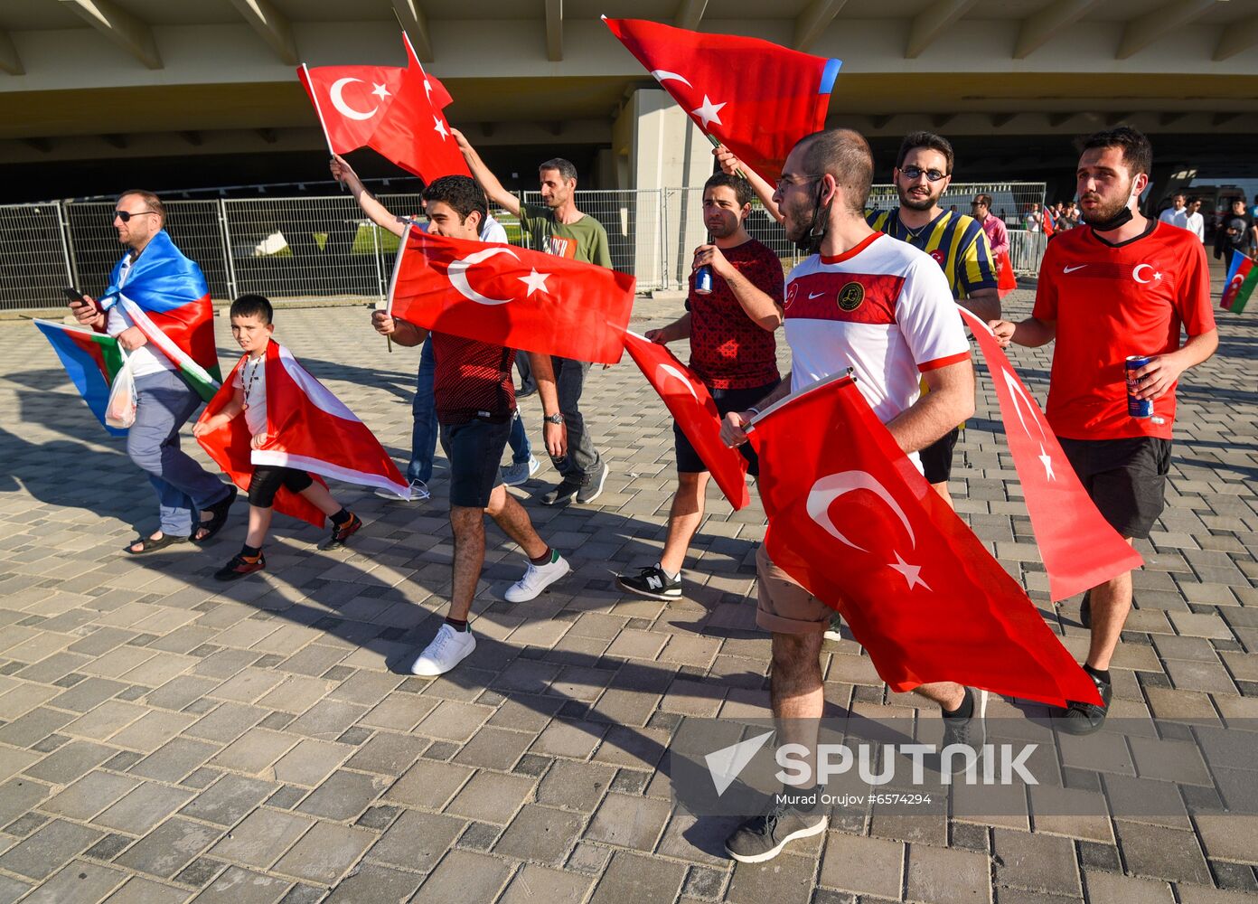 Azerbaijan Soccer Euro 2020 Turkey - Wales