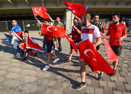 Azerbaijan Soccer Euro 2020 Turkey - Wales