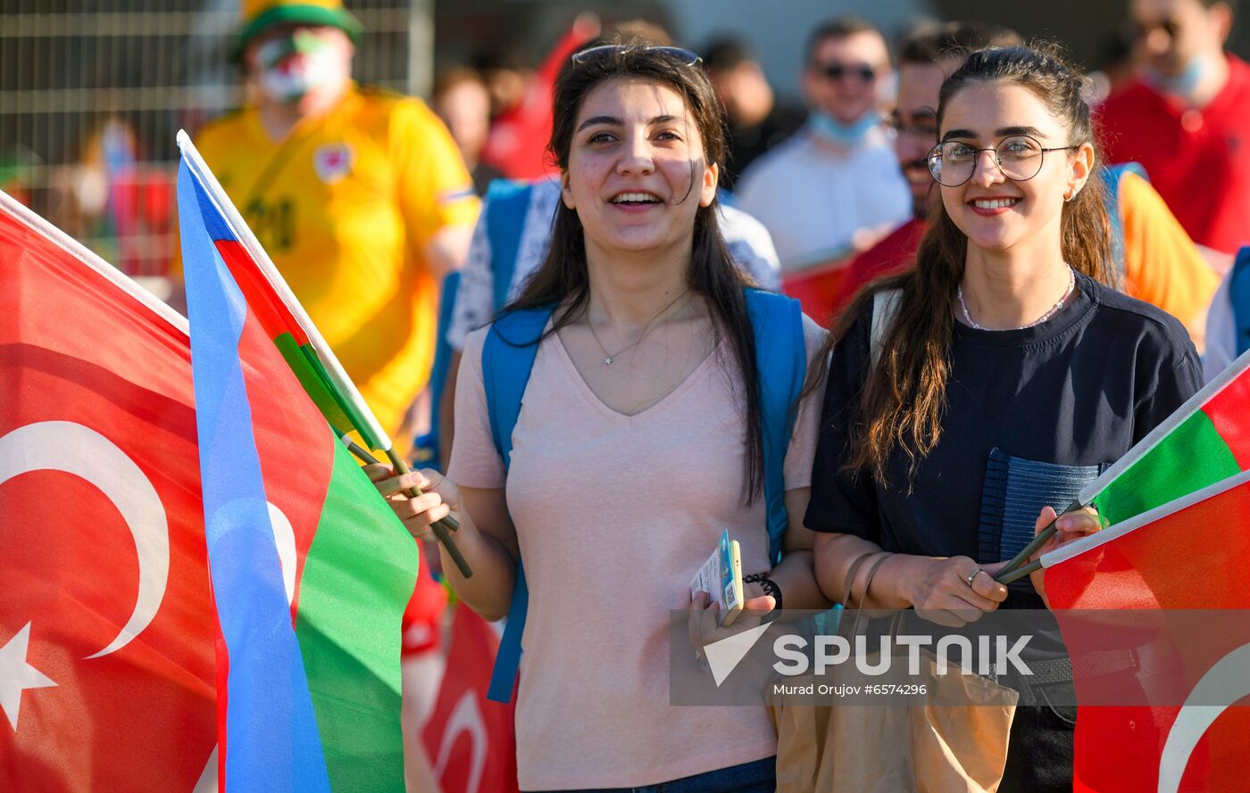 Azerbaijan Soccer Euro 2020 Turkey - Wales