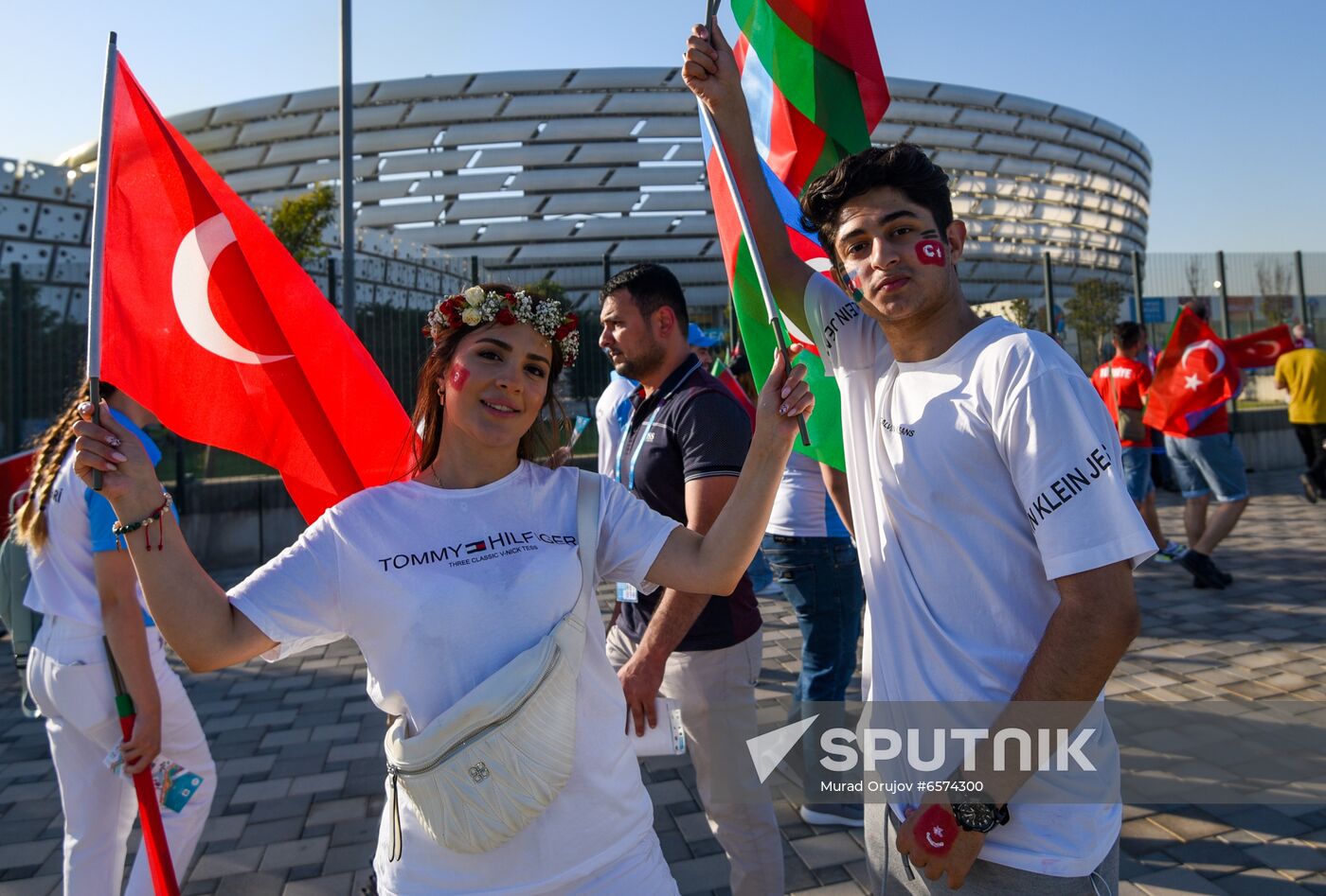 Azerbaijan Soccer Euro 2020 Turkey - Wales